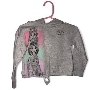 Jumping Beans Gray Hoodie with Princess Design